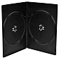 Obal na 2 DVD 7mm černý - karton 100 ks