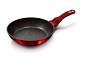 BERLINGERHAUS Pánev s mramorovým povrchem 30 cm Burgundy Metallic Line BH-1254
