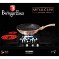 BERLINGERHAUS Pánev s mramorovým povrchem 28 cm Rosegold Metallic Line BH-1510