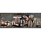 BERLINGERHAUS Pánev s mramorovým povrchem 28 cm Rosegold Metallic Line BH-1510