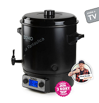 Zavařovací hrnec nerezový s LCD - DOMO DO42327PC, Objem: 27 l, Příkon: 2000 W