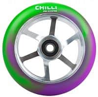 Chilli Spoke 110 mm fialovo zelené kolečko