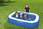 Bazén Bestway nafukovací 3D, 2,62 m x 1,75 m x 51cm