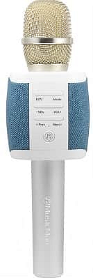 Technaxx FABRIC BT karao. mikrofon modrá