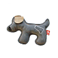 Akinu hračka psík PREMIUM kůže šedý 17,5cm