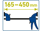 svěrka rychloupínací, 300mm, 165-450mm