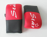 Box. rukavice pytlovky - červená