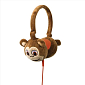TABZOO 159482 dětská sluchátka Monkey