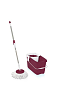 Set CLEAN TWIST Mop rubinrot