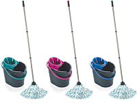 Podlahový Classic Mop Set - grey pink, blue, lagoon