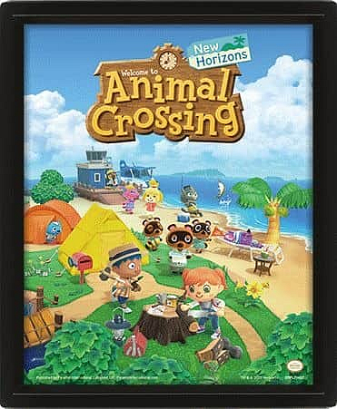 3D Obraz Animal Crossing
