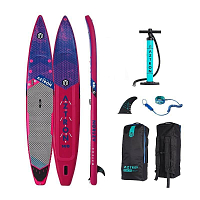 Paddleboard AZTRON METEOR 426 cm SET - růžová