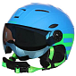 Rider PRO dětská lyžařská helma modrá