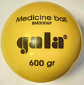 Míč medicinbal plastový 0,6 kg Gala