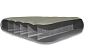 Nafukovací postel Deluxe šedá INTEX 64702 - 137x191x25cm