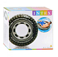 Nafukovací kruh pneumatika Intex 56268 114 cm - černá