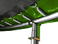 Trampolína SEDCO LUX SET 244 cm + síť a žebřík ZELENA - Tmavě zelená