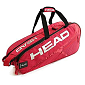 Tenis taška na rakety HEAD TOUR ELITE 6R COMBI - červená
