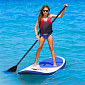 Paddleboard XQ MAX WAIKIKI SUP 305 - BLUE SET - bílá