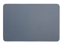 KELA Prostírání plastové Kimara PU 45x30 cm imitace kůže tmavě šedá KL-12310