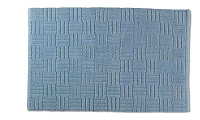KELA Koupelnová předložka Leana 80x50 cm bavlna modrá KL-23501