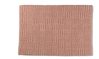 KELA Koupelnová předložka Leana 65x55 cm bavlna červená KL-23510