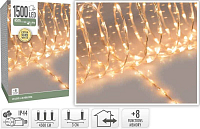 HOMESTYLING Vánoční světelný řetěz teplá bílá 1500 LED / 45 m KO-AX9621700