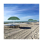 Plážový slunečník naklápěcí 160 cm, zelený SPRINGOS BEACH