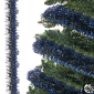 Vánoční řetěz Girlanda modro-černý 6m
