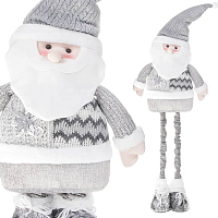 Vánoční Santa Claus nastavitelný 51-91 cm, šedý