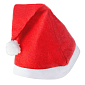 Vianočná čiapka s brmbolcom Santa červená