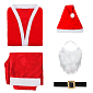 Vianočný kostým Santa Claus 5 dielny, veľ. dospelí