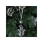 Vianočná ozdoba - Krištáľový snehuliak 9,5cm
