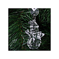 Vánoční ozdoba - Křišťálový sněhulák 9,5cm