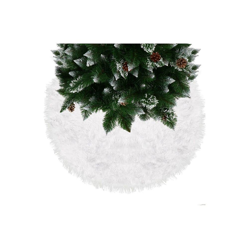 Koberec pod vánoční stromeček 72 cm, bílý