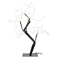 LED Stromek Bonsai černá - 45cm, 90LED, IP44, teplá bílá