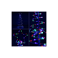 LED Vianočný stromček - 135cm, 192LED, IP44, multicolor