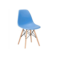 Designová židle SPRINGOS MILANO modrá