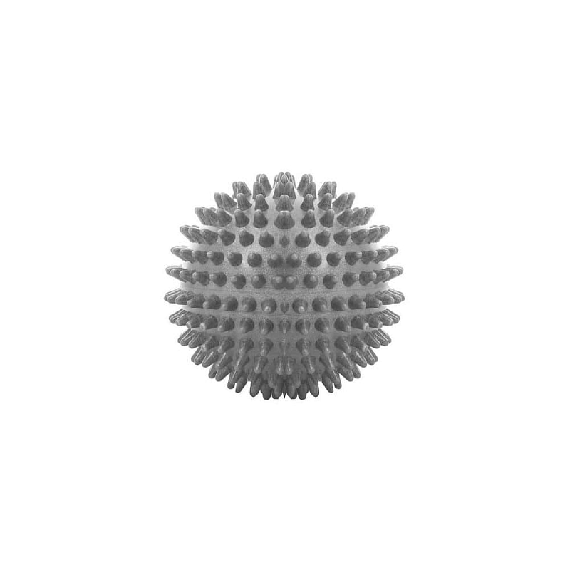 Masážní míček 9,5 cm SPRINGOS SPIN stříbrný