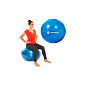 Gymnastická lopta 85 cm + pumpička SPRINGOS DYNAMIC modrý