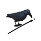 Plašič ptáků a holubů - Havran sedící 39 cm, černo-modrý SPRINGOS GA0132