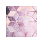Povlak na polštář 40x40 cm Cube růžovo-fialový
