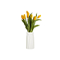 Váza na kvety 18 cm biela SPRINGOS INSPIRA