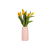 Váza na květiny 18 cm růžová SPRINGOS INSPIRA