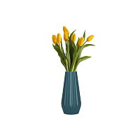 Váza na květiny 21 cm modro-šedá SPRINGOS CASA
