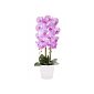 Umělá Orchidej s květy 70 cm fialová, 16 květů