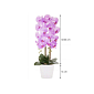 Umelá Orchidea s kvetmi 70 cm fialová, 16 kvetov