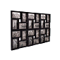 Fotorámik na 24 fotiek, 86x57 cm, čierny SPRINGOS PANORAMA