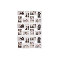 Fotorámeček na 24 fotek, 86x57 cm, bílý SPRINGOS PANORAMA