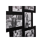 Fotorámik na 14 fotiek, 118x36 cm, čierny SPRINGOS PANORAMA